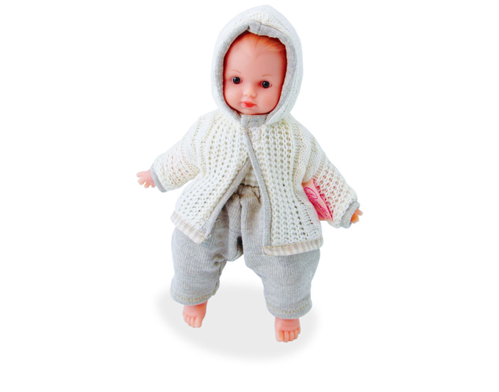 PETITCOLLIN Bb Lo Ecolodoll en Coton Bio 25 cm - Ds 10 mois