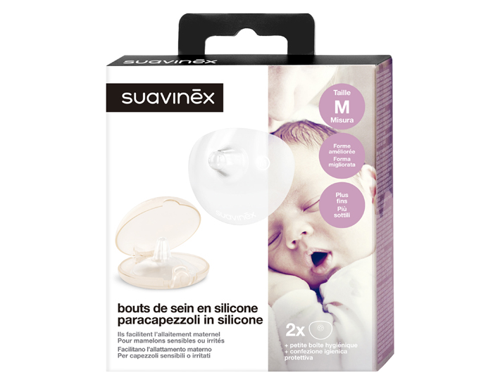 SUAVINEX Bouts de Sein en Silicone  M