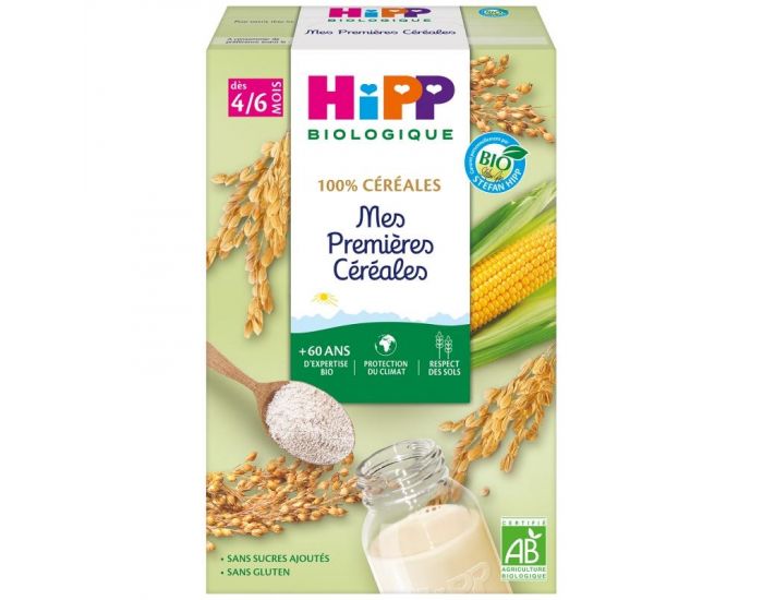 Hipp Mes Premieres Cereales Sans Gluten 250 G Des 4 6 Mois