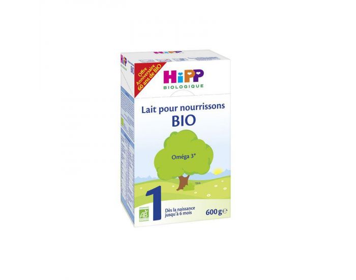 3 boîtes de lait Hipp 3 - Hipp Biologique - 24 mois