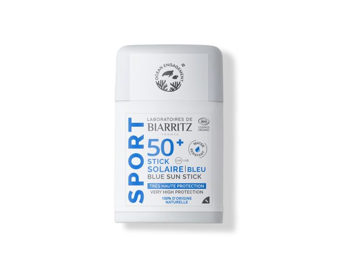 LABORATOIRES DE BIARRITZ Stick Solaire SPF50+ Certifi Bio  Bleu