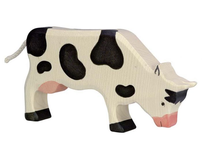 HOLZTIGER Vache Broutant noire - Ds 3 ans