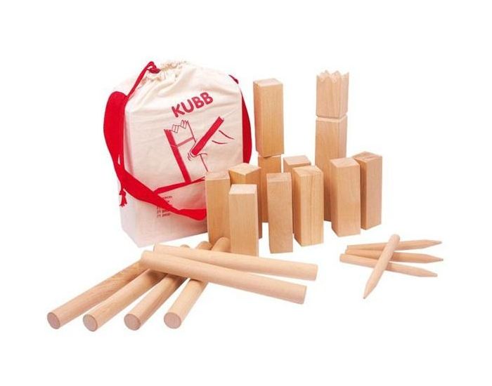 GOKI Jeu des Vikings - KUBB - Ds 4 ans