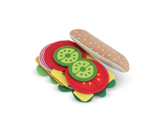 MELISSA & DOUG Sandwich en Feutre - Ds 2 ans