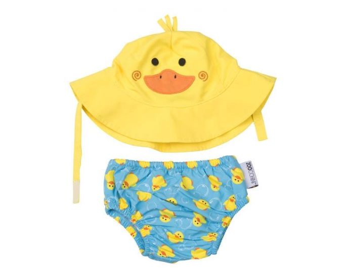 ZOOCCHINI Maillot et Chapeau Canard 6-12-mois