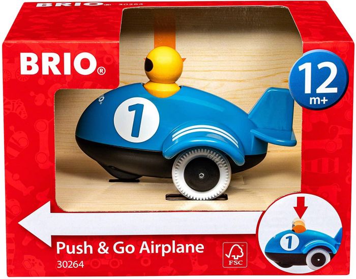 BRIO Avion Push and Go - Ds 2 ans