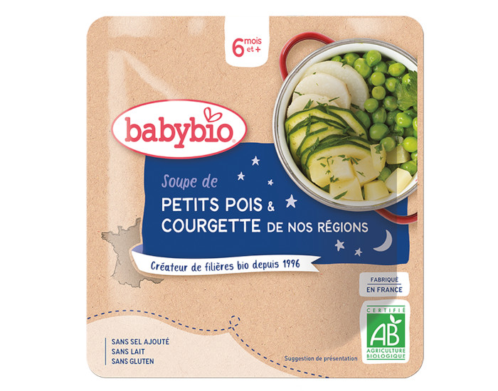 Petits plats de légumes et viande pour bébé dès 8 mois - Baby Bio