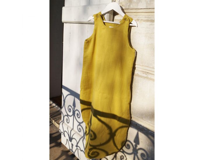 LUCIOLE ET CIE Gigoteuse �t� En Gaze Coton Bio - Jaune Safran