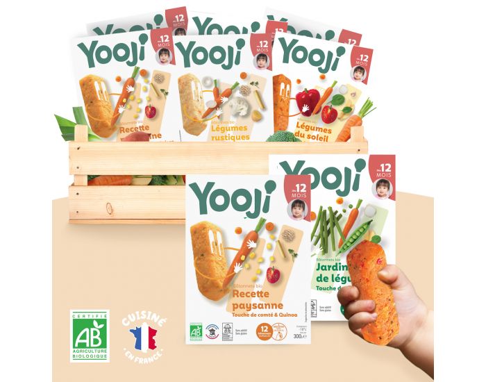 Bâtonnets de légumes surgelés 12 mois et plus Yooji - Mam'Advisor