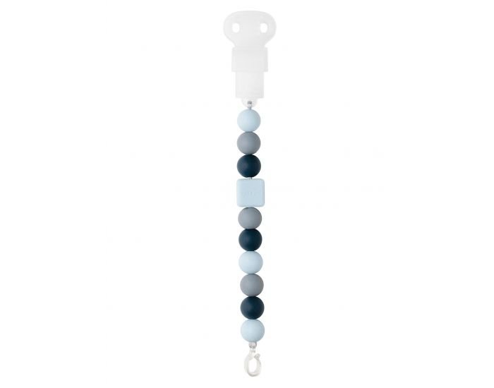 NATTOU Attache Ttine en Silicone - Bleu Marine - Ds 12 mois 