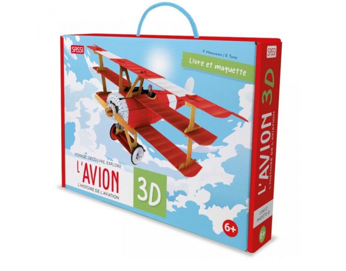 SASSI JUNIOR Construis l'Avion 3D - A partir de 6 ans