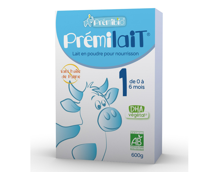 Premilait Lait Pour Nourrisson 1 De 0 A 6 Mois 600g