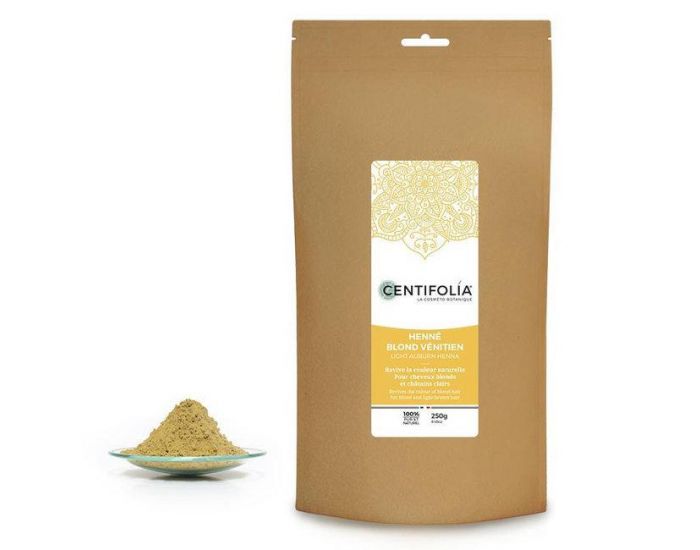 CENTIFOLIA Henn� Blond V�nitien - Reflets pour Cheveux Blonds et Ch�tains - Poudre 250 g