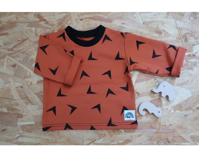 MOOMIE Tshirt Manches Longues - Flches orange