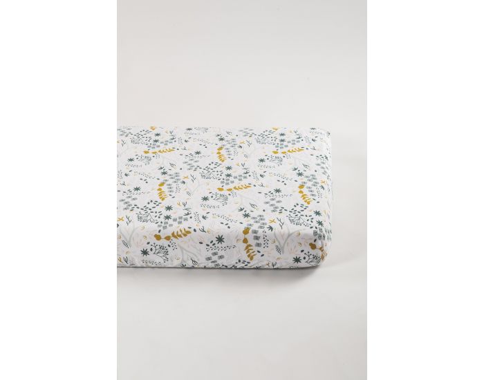 KADOLIS Drap housse Coton BIO enfant - Yukari 90 x 190 cm