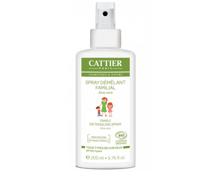 Spray Demelant Familial 0 Ml Cattier Bebe Au Naturel