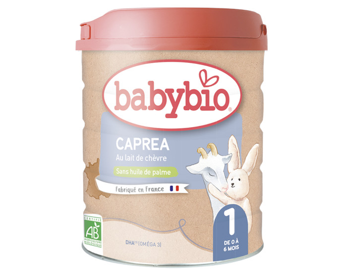 BABYBIO Lait pour Nourrisson 1 Capra - De 0  6 mois - 800g