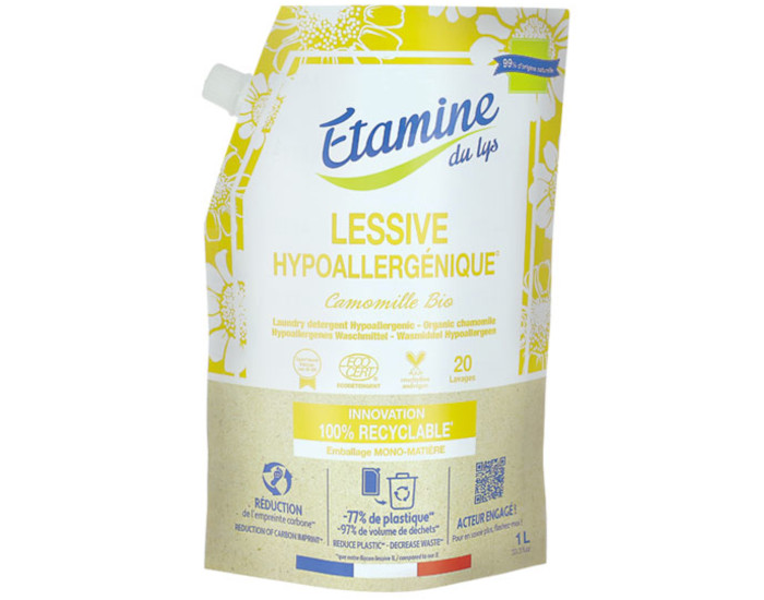 Etamine Du Lys Linge Lessive Liquide 3 L : : Epicerie