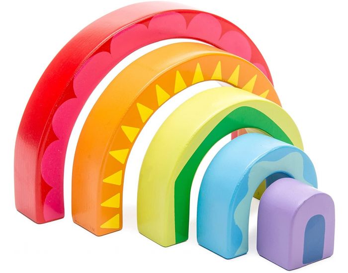 LE TOY VAN Tunnel Arc-en-ciel - Ds 1 an