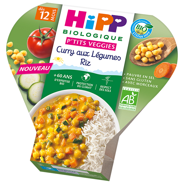 HiPP Assiettes P'tit Veggies - Dès 12 mois - 230 g