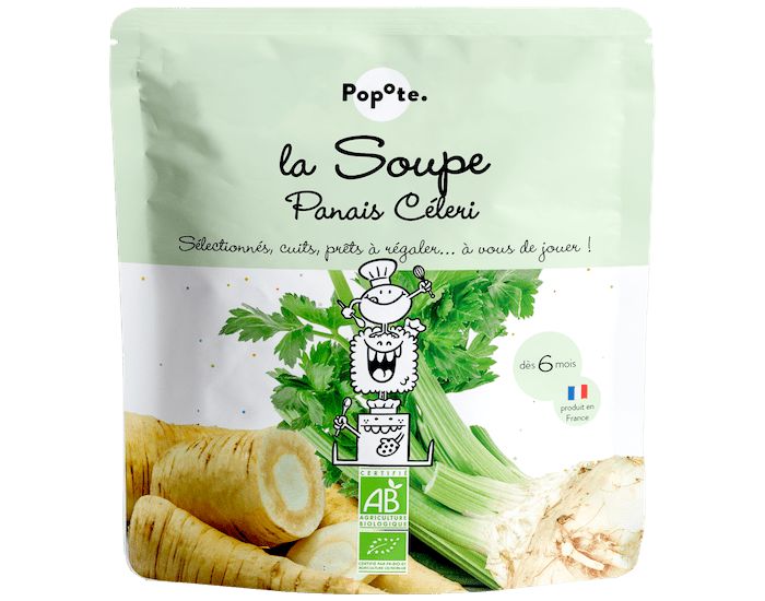 Popote - BIO - Les légumes dès 6 mois - Lot de 10 Gourdes de