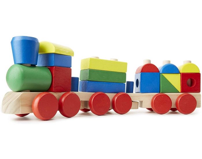 MELISSA & DOUG Train en bois - Ds 2 ans