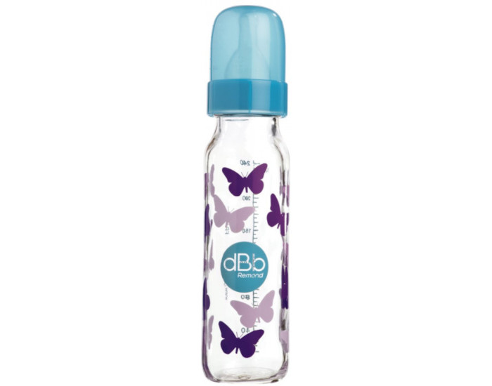 DBB REMOND Biberon en Verre - Papillon - 240 ml