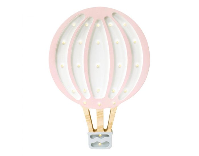 LITTLE LIGHTS Lampe Veilleuse Montgolfire Rose Poudr - Ds 3 ans