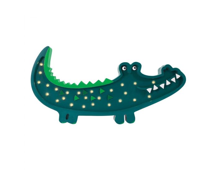 LITTLE LIGHTS Lampe Veilleuse Crocodile Vert - Ds 3 ans