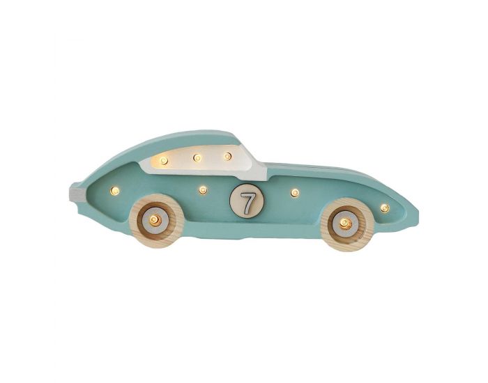 LITTLE LIGHTS Lampe Veilleuse Voiture de Course - Ds 3 ans Bleu