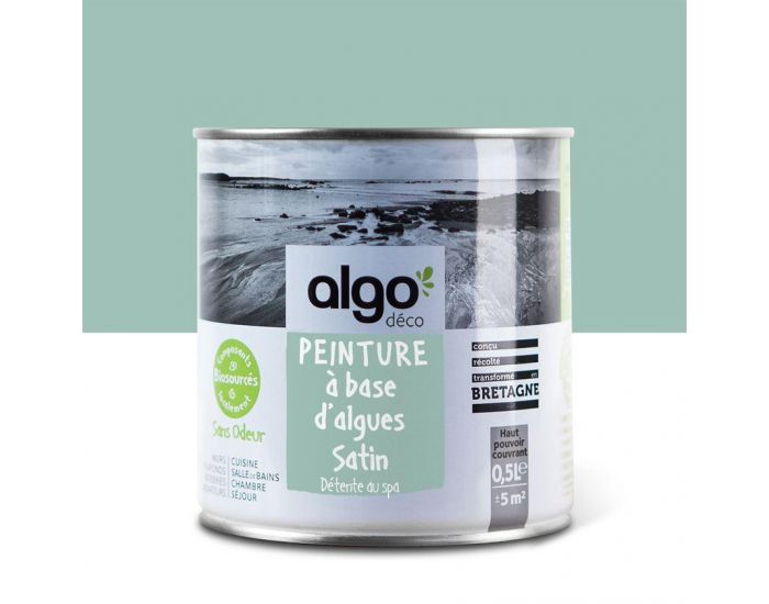 Peinture écologique Algo - Vert d'eau apaisant – Peinture Algo