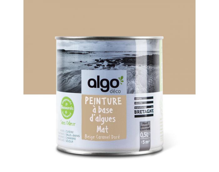 ALGO PAINT Peinture Saine & Ecologique Algo - Beige Caramel Dor�