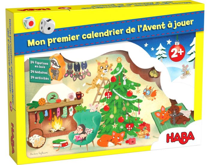 HABA Mon premier calendrier de l'Avent - Famille Ours - Ds 2 ans