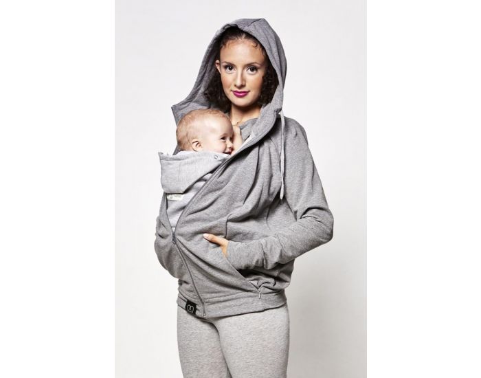 LOVE RADIUS Le Sweat du Parent - Gris Chin XS