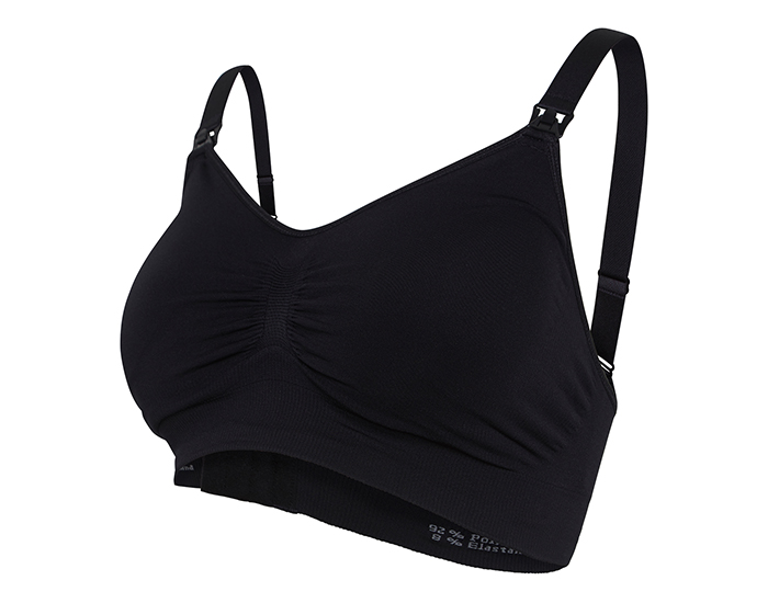 CARRIWELL Soutien-Gorge d'Allaitement Rembourr - Noir S