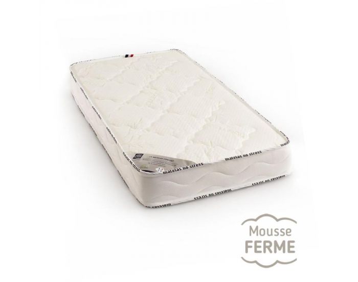 MATELAS NO STRESS Matelas Bb Mousse et Viscose de Bambou - 70x140 cm - 10 cm