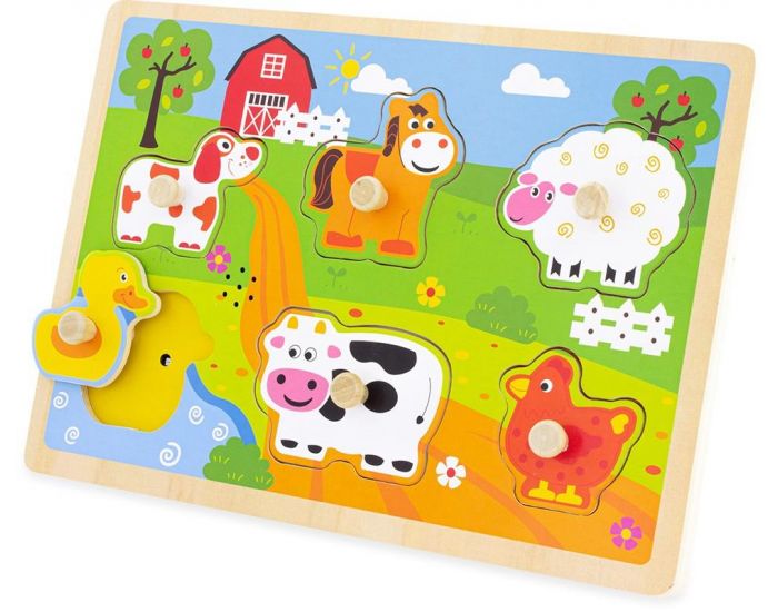 ULYSSE Puzzle Sonore - Ferme Musicale - Ds 12 mois