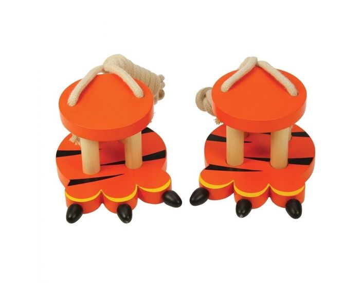 BIGJIGS TOYS chasses - Pattes de Tigre - Ds 3 ans