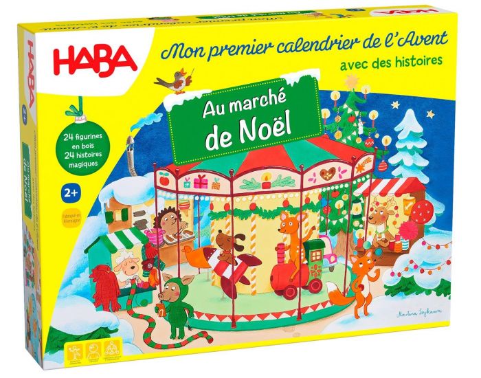 HABA Mon Premier Calendrier de l'Avent - March de Nol - Ds 2 ans