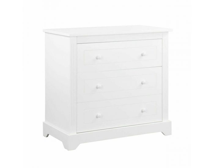 AKITEN RETAIL Commode - 3 Tiroirs - Mona Blanc