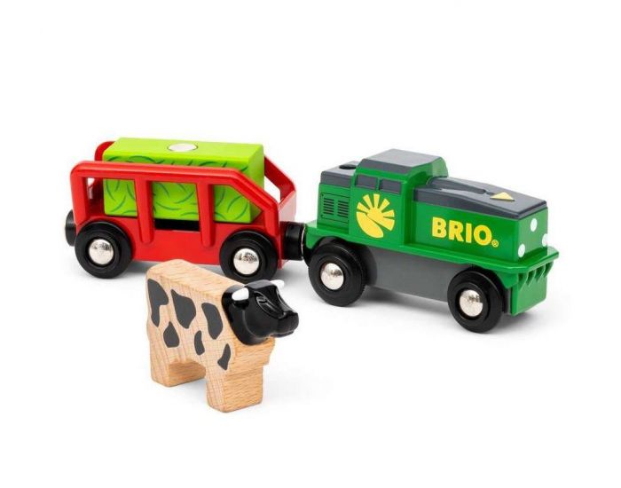 BRIO Train de la Ferme  Pile - Ds 3 ans 