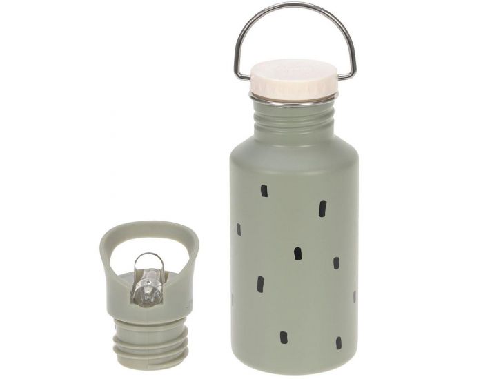 LASSIG Gourde en inox - 500 ml Happy Olive