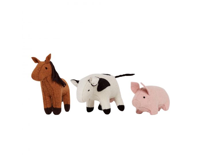 OLLI ELLA Figurines Holdie - Animaux de La Ferme - Ds la naissance