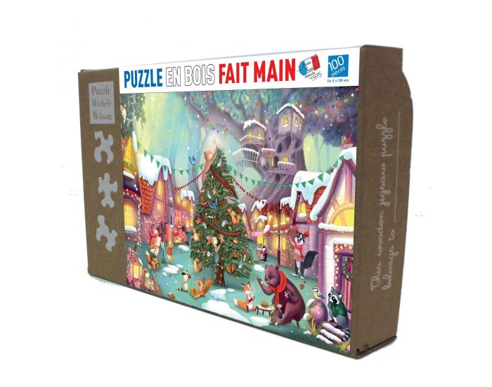 PUZZLE MICHLE WILSON Veille de Nol - de Julie Machado - Ds 8 ans