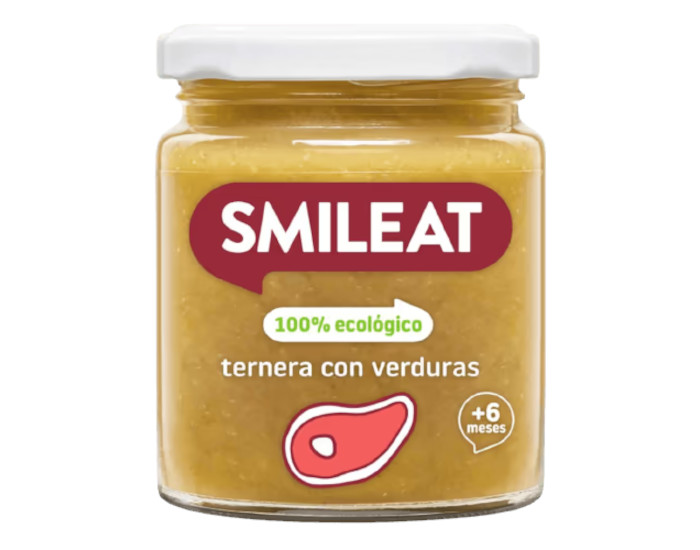 SMILEAT BABY Petit Pot Veau et Lgumes - 230 g - Ds 6 mois