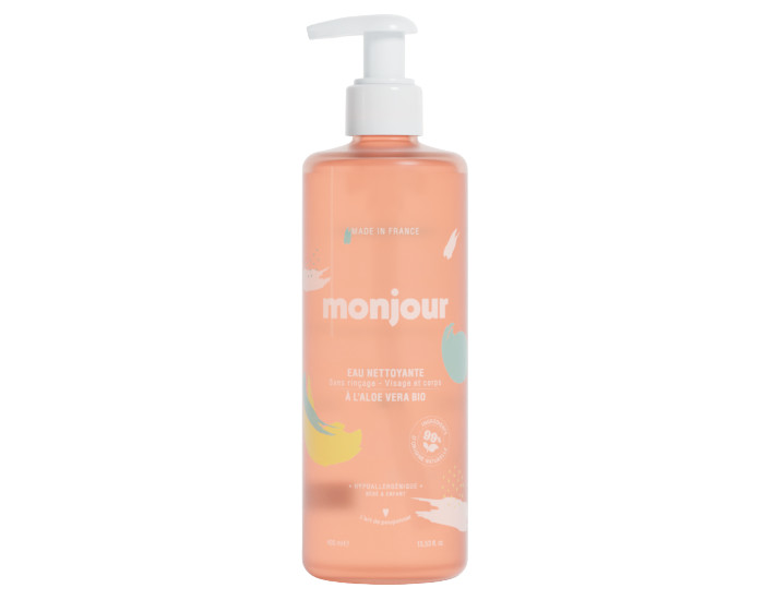 MONJOUR Eau Nettoyante Bb Visage et Corps - 400 ml