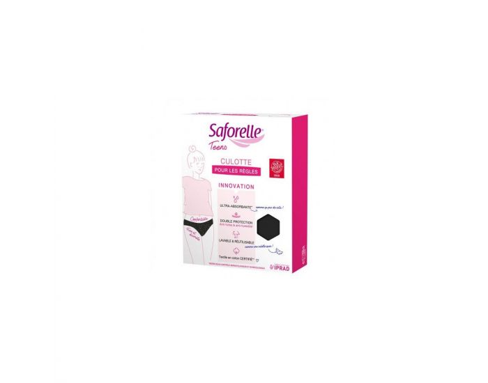 SAFORELLE Culotte Absorbante - 1re Rgle - Teens XXS 