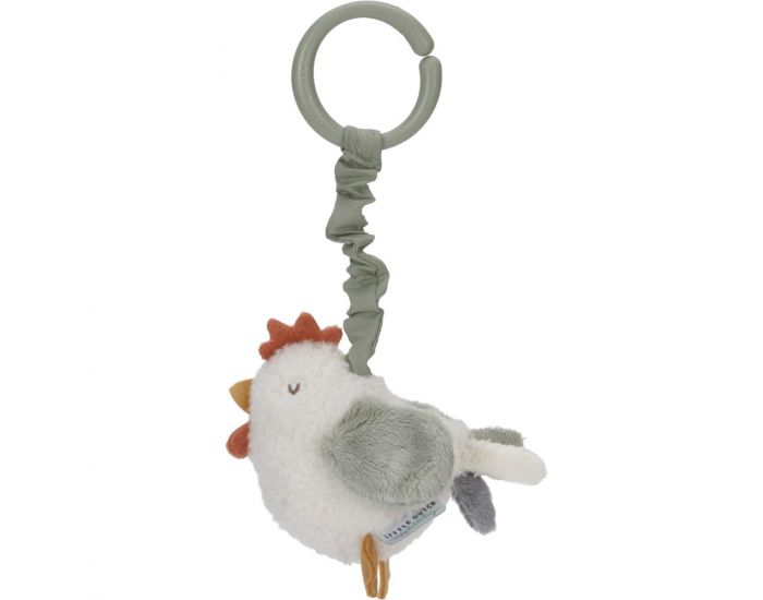 LITTLE DUTCH Peluche Poule Vibrante  Suspendre - Ds 12 mois 