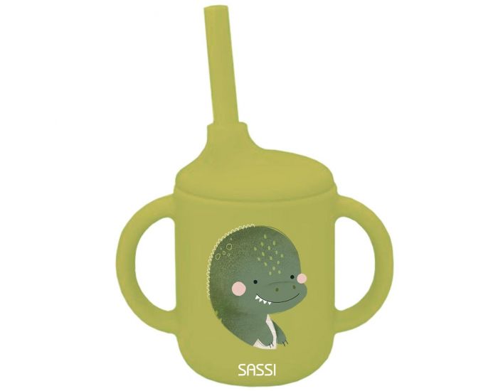 SASSI JUNIOR Gobelet en Silicone - Cracky le Dinosaure