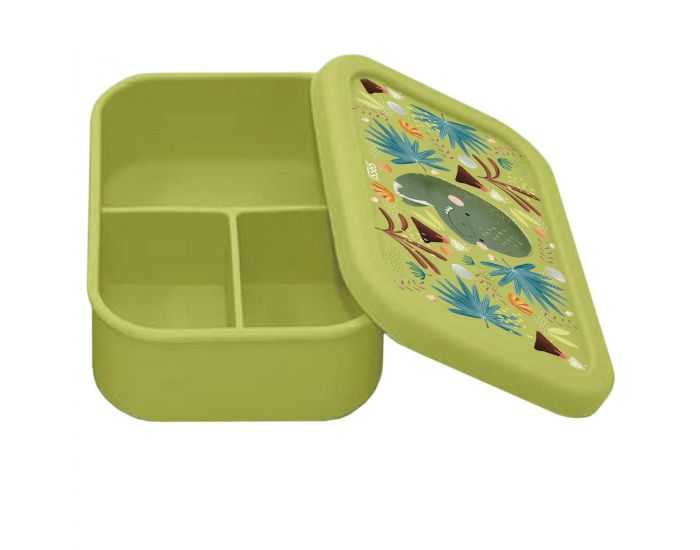 SASSI JUNIOR Bote  Lunch en Silicone - Cracky le Dinosaure